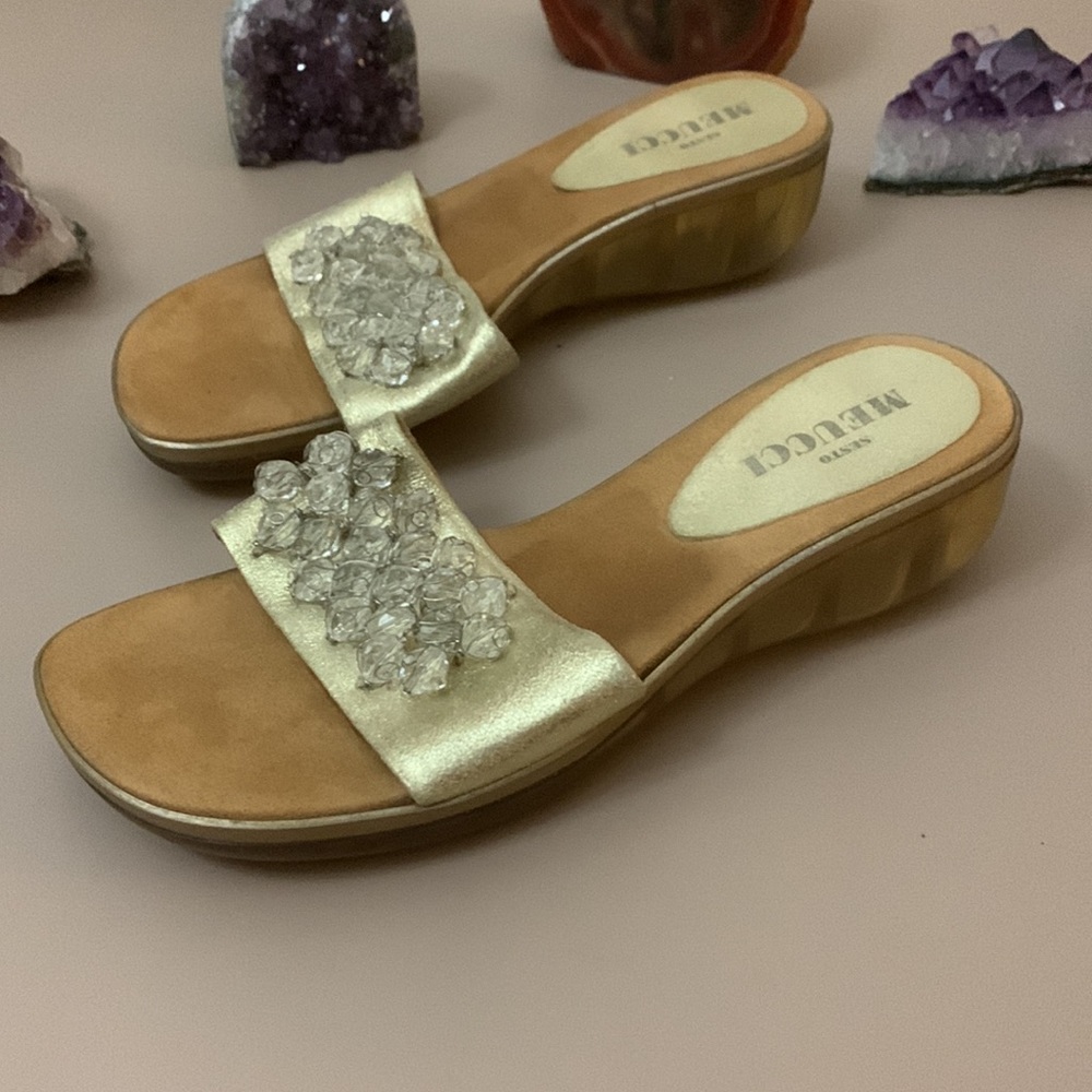Sesto Meucci Italian Made Wedge Sandals